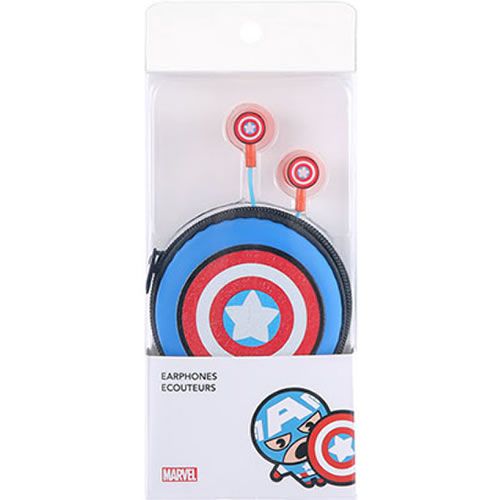 Fone de Ouvido, Marvel, Capitão America, Acompanha Estojo