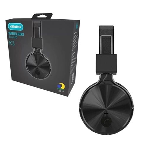 Fone De Ouvido Bluetooth Wireless Sound K3 Kimaster  preto