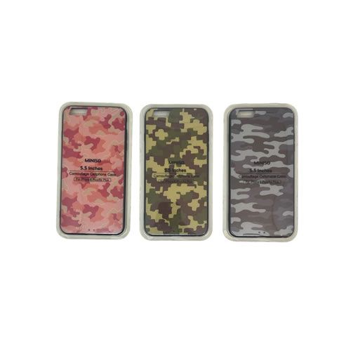 CAPA DE CELULAR PARA IPHONE 6 PLUS COM ESTAMPA DE CAMUFLAGEM