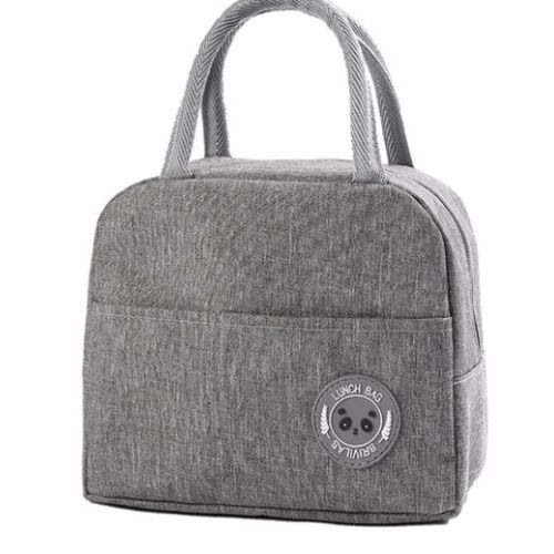 BOLSA TERMICA CINZA 23X20