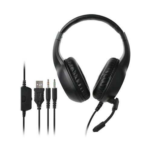 HEADSET GAMER LIGHTS LUMIÈRES RGB HEAVY BASS MODELO H05 PRETO