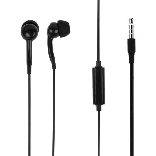FONE DE OUVIDO, CONECTOR DE 3.5 MM, PRETO
