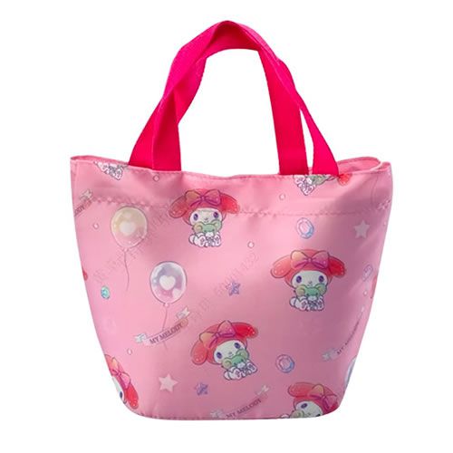 BOLSA TÉRMICA MODELO SANRIO MY MELODY TAMANHO 31X14X22cm.