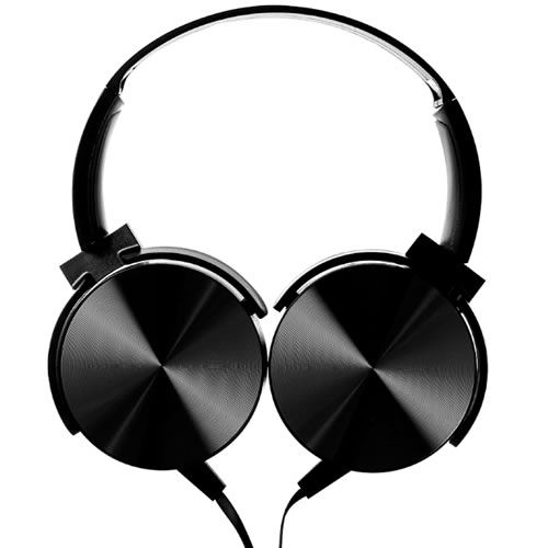 FONE DE OUVIDO MODELO K-H140 COR PRETO COM CONECTOR 3,5mm.