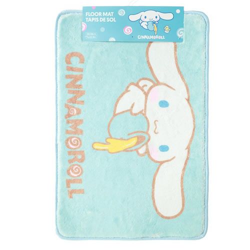 TAPETE DE CHÃO MODELO SANRIO CINNAMOROLL TAMANHO 60X40cm. Cor AZUL