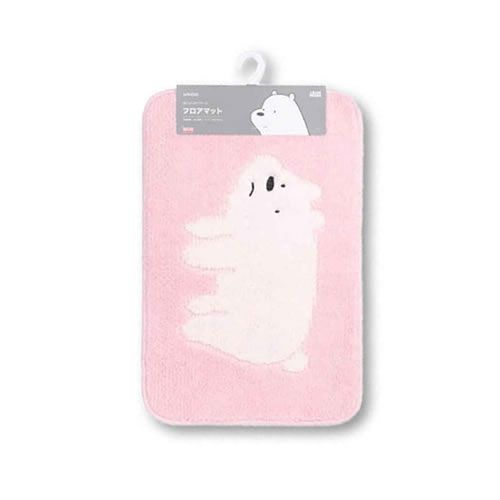 TAPETE DE CHÃO URSO SEM CURSO Polar ROSA