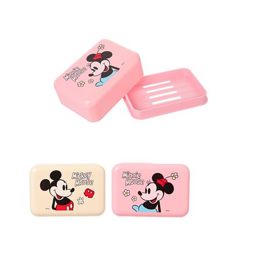 SABONETEIRA MODELO DISNEY CLASSICS MICKEY/MINNIE TAMANHO 10,5X6,5cm.
