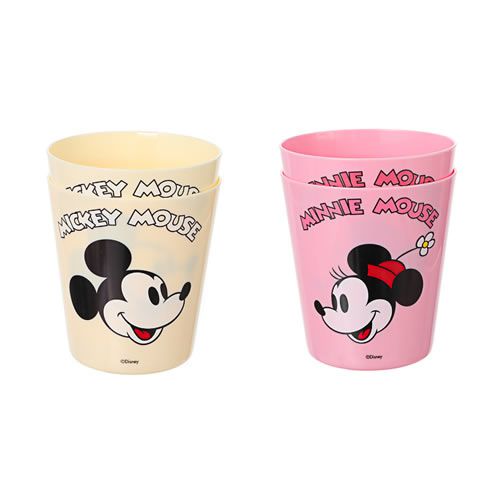 COPO PARA GARGAREJO MODELO DISNEY MICKEY E MINNIE 2 UNIDADES
