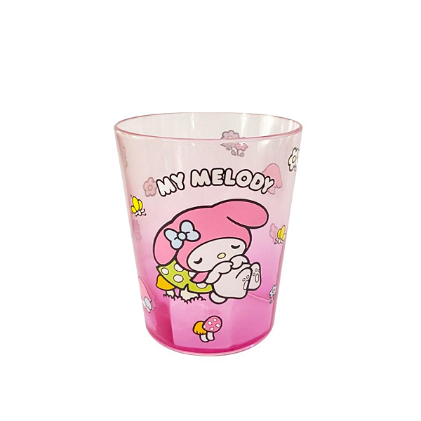 COPO PARA GARGAREJO MODELO SANRIO MY MELODY COR ROSA