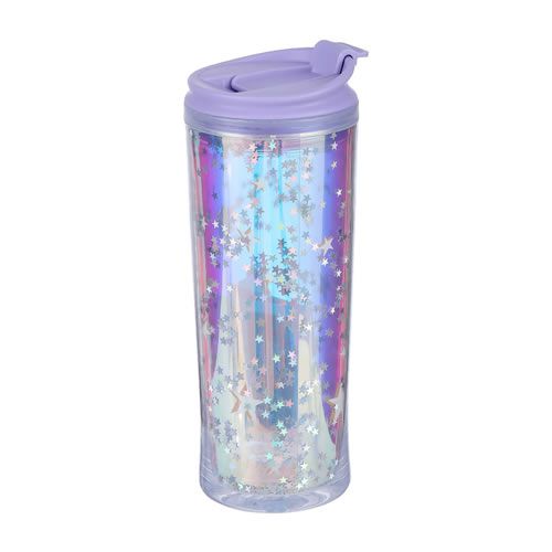 GARRAFA DE PLÁSTICO ILLUSION COM ESTRELAS 385ml.