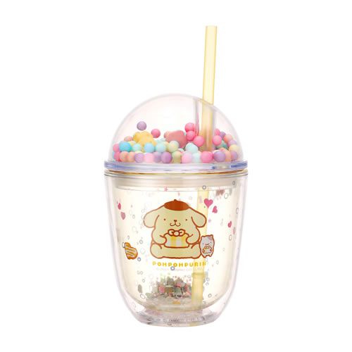 COPO DE PLÁSTICO MODELO SANRIO PONPOMPURIN 435ml.