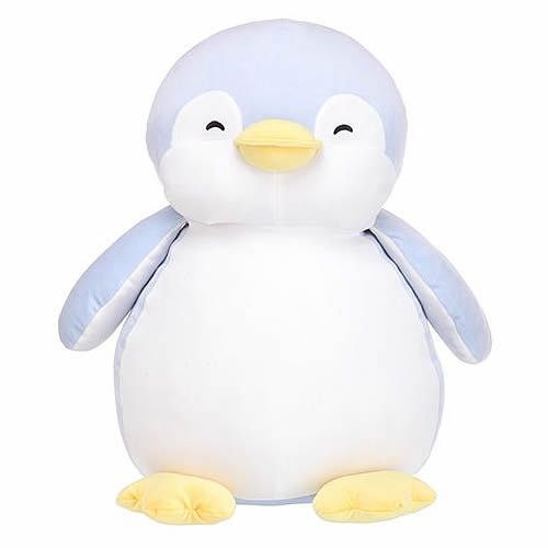 PELUCIA EM FORMATO DE PINGUIM COR AZUL TAMANHO 48cm.