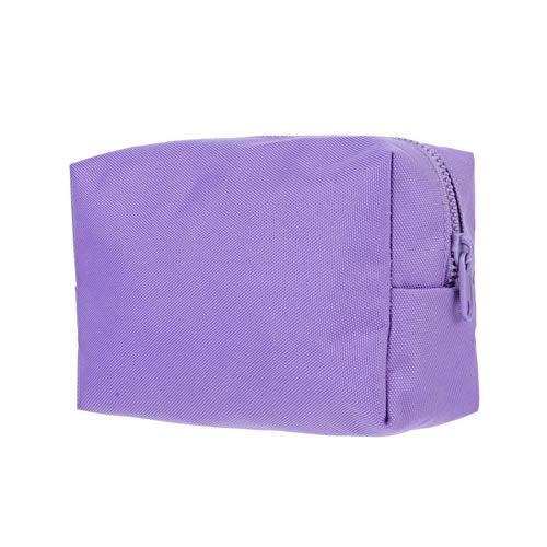 NECESSAIRE MINIMALISTA PARA COSMÉTCOS COR ROXO TAMANHO 17X10X7CM.