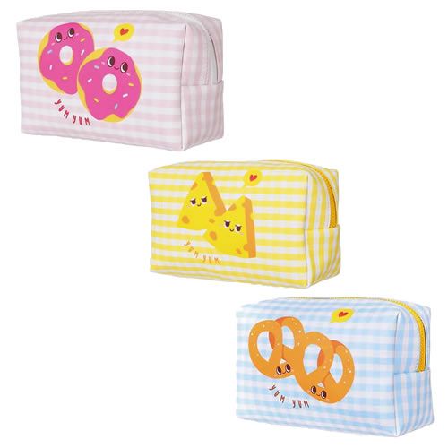 NECESSAIRE PARA COSMÉTICOS XADREZ MODELO HAPPY FOODS