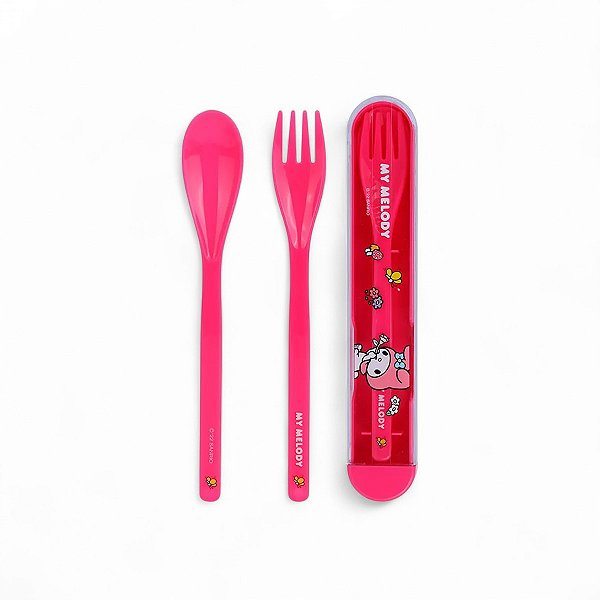 Kit Talher Infantil Fofo My Melody Sanrio Miniso Original