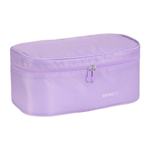 NECESSAIRE PARA COSMÉTICOS MINIGO TAMANHO 26X13cm. COR LILAS