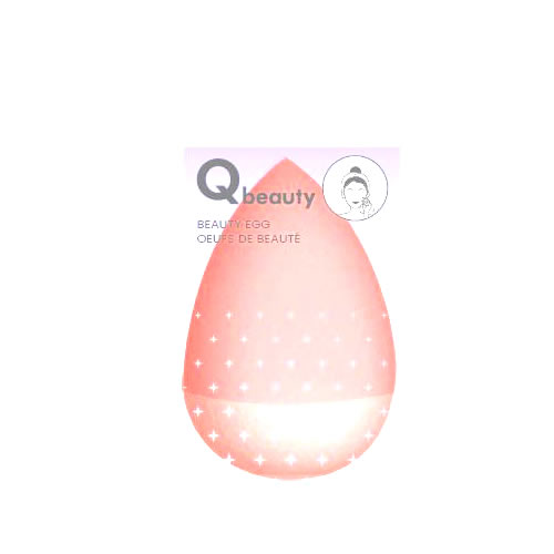 ESPONJA PARA MAQUIAGEM DE SILICONE E POLIURETANO MODELO GOTA COR ROSA