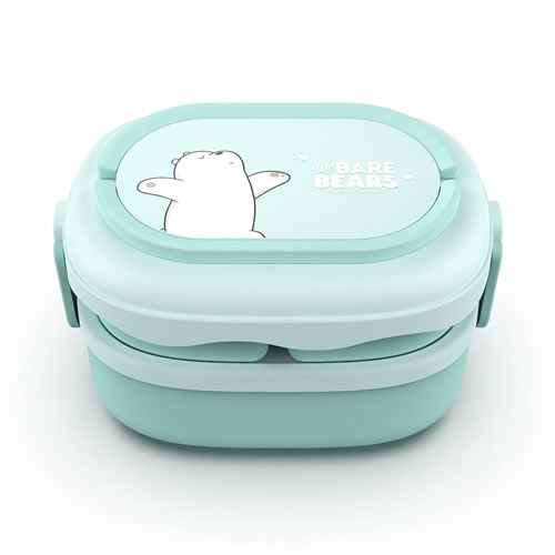 BENTO BOX COM DUAS CAMADAS MODELO URSOS SEM CURSO POLAR 1600ml