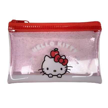 MINI NECESSAIRE PARA VIAGEM MODELO SANRIO HELLO KITTY TAMANHO 12X7,5cm.