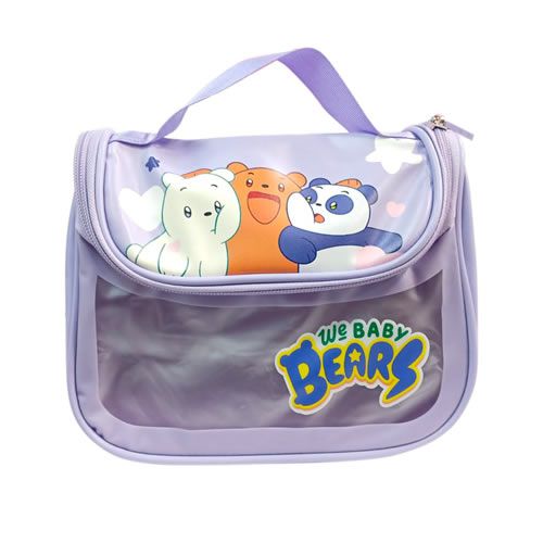 NECESSARIE PARA COSMETICOS MODELO URSOS SEM CURSO/WE BABY BEARS TAMANHO 21X10X15cm.