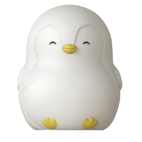 LUMINÁRIA DE SILICONE MODELO PINGUIM 15 CM.