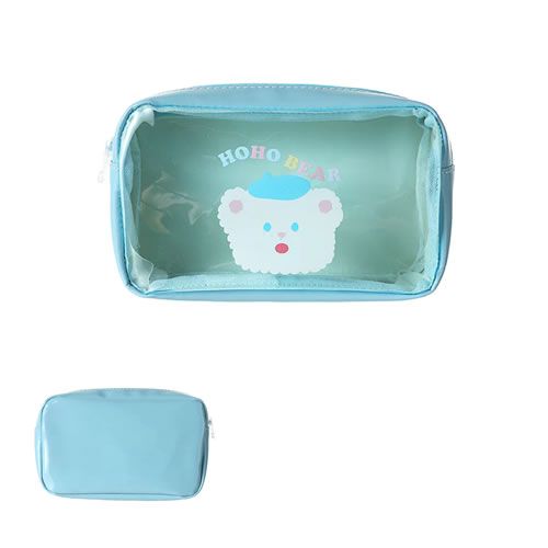 NECESSAIRE RETANGULAR HOHO BEAR - AZUL