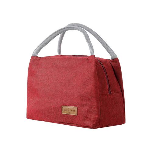 BOLSA TÉRMICA TASTY FOOD TAMANHO 26X20X13,5cm. POLIÉSTER COM ALÇA RESISTENTE