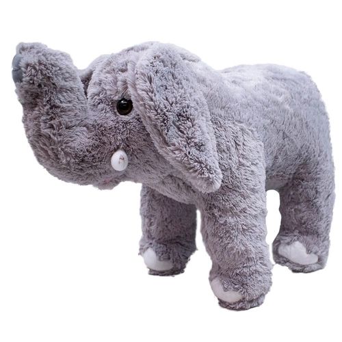 Pelúcia: Elefante Cor Cinza 24cm.
