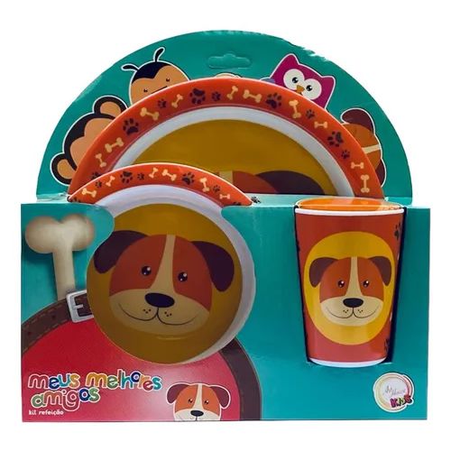 Jogo de Refeição Infantil  - Meus Melhores Amigos