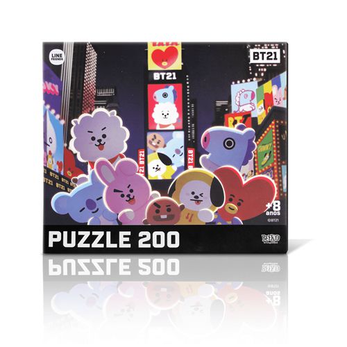 Quebra-Cabeça 200 Peças BT21 - Viagem