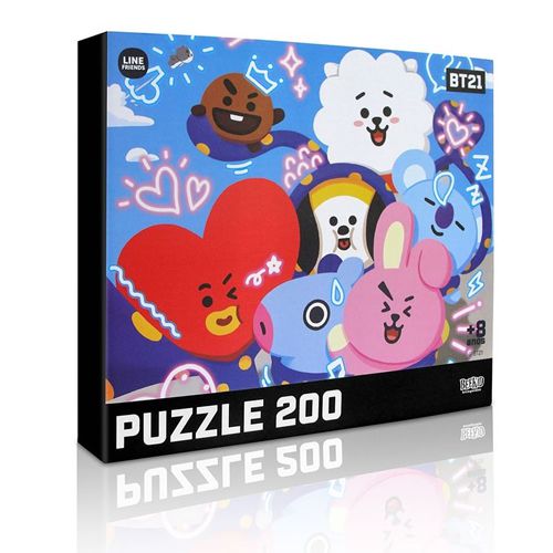 Quebra-Cabeça 200 Peças BT21 - Festa