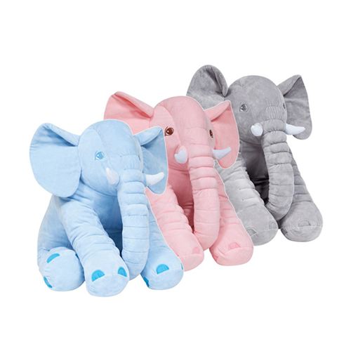 PELUCIA EM FORMATO DE ELEFANTE SUPER FOFINHO TAMANHO 60CM.