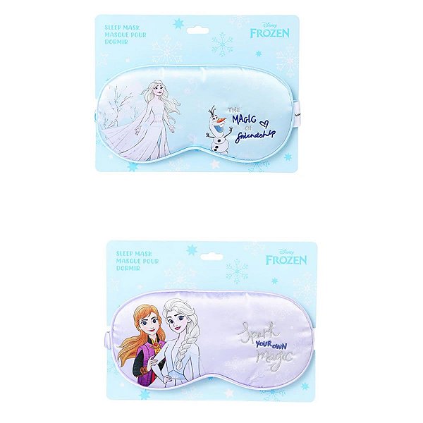 MÁSCARA PARA DORMIR DISNEY FROZEN COLLECTION 2.0 TAMANHO 20 CM.