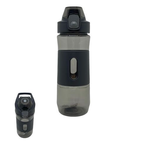 GARRAFA PRETO TRANSPARENTE 500 ML