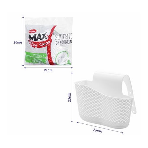 SUPORTE DE TORNEIRA PLASTICO 23X15X45CM