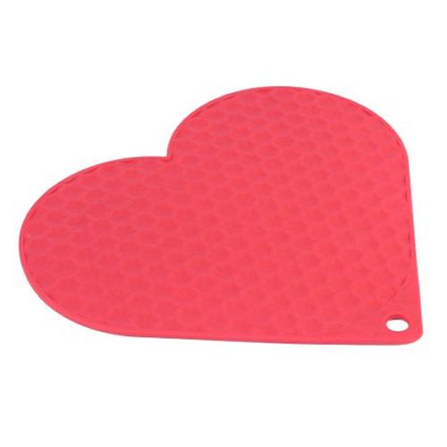 DESCANSO DE PANELA DE SILICONE CORAÇÃO