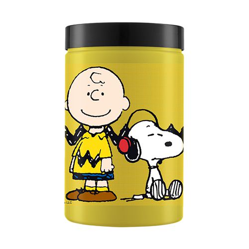 POTE PARA ARMAZENAR ALIMENTOS MODELO SNOOPY COR AMARELO 1500ml.
