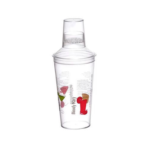 COQUETELEIRA DE ACRÍLICO 500 ML COM COPO DOSADOR