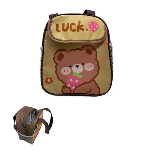 BOLSA TÉRMICA COM ESTAMPA DE URSO