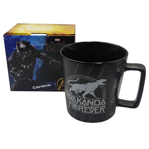 Caneca Pantera Negra Wakanda Forever 400ml.