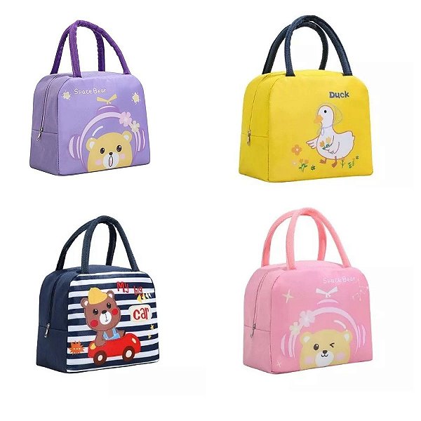 BOLSA TÉRMICA COM ESTAMPA DE ANIMAIS