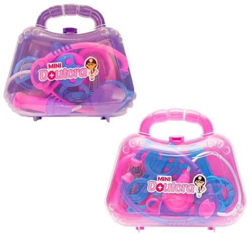 MALETA MINI DOUTORA COM 7 ACESSÓRIOS CORES SORTIDAS PAKITOYS