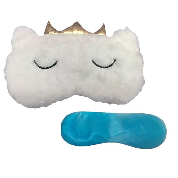 MASCARA DESCANSO C BOLSA GEL UNICORNIO