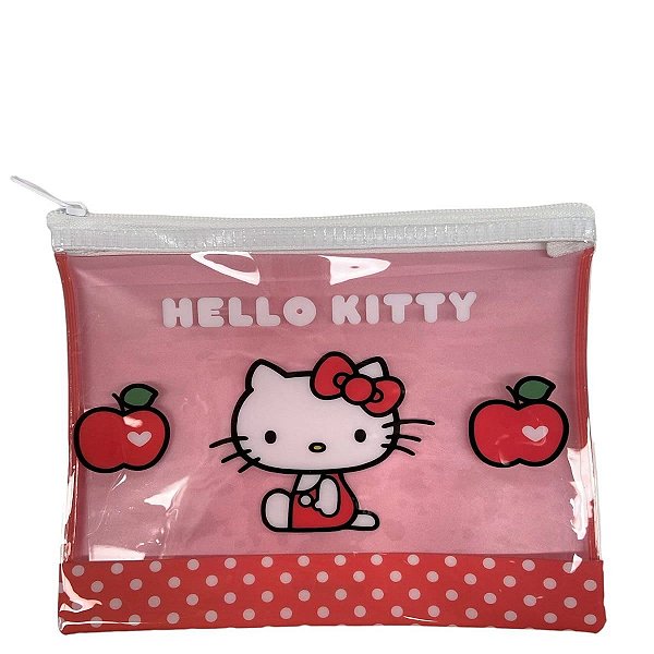 NECESSAIRE DE MÃO MODELO SANRIO HELLO KITTY 14X12 CM.