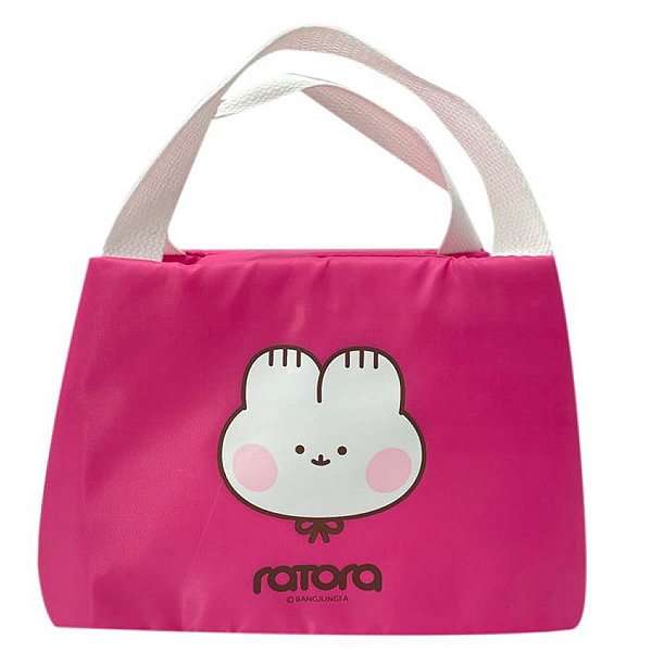BOLSA TÉRMICA MODELO SANRIO RATORA TAMANHO 23X16X17 CM.