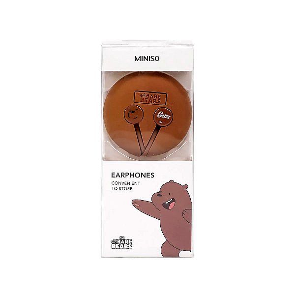 FONE DE OUVIDO C/ PROTETOR MODELO URSO SEM CURSO PARDO 16 CM