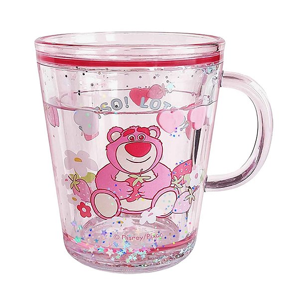 CANECA COM CAMADA DUPLA MODELO DISNEY LOTSO 260 ML.