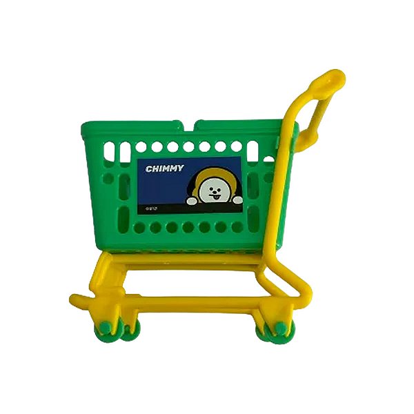 MINI CARRINHO DE SUPERMERCADO DECORATIVO MODELO BT21   CHIMMY