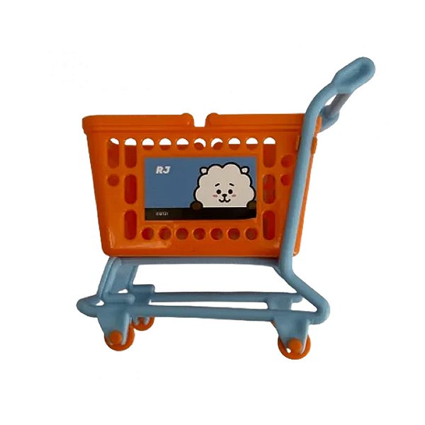 MINI CARRINHO DE SUPERMERCADO DECORATIVO MODELO BT21   RJ