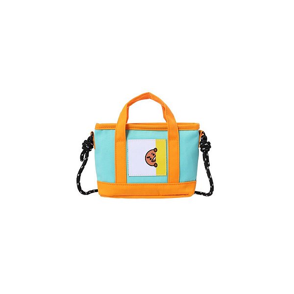 MINI BOLSA DE OMBRO COM ALÇA MODELO BT21  SHOOKY TAMANHO 19X5X13cm.